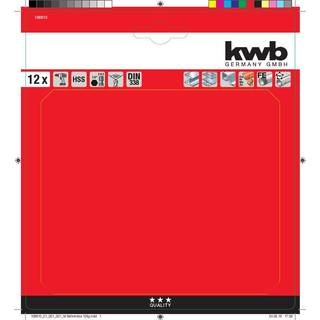 kwb HSS metalbor i kasse - 12 stk.