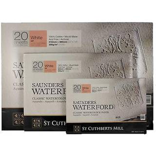 St Cuthberts Mill Saunders Waterford C.P. Skitsebog 36 x 26 cm 300 g White