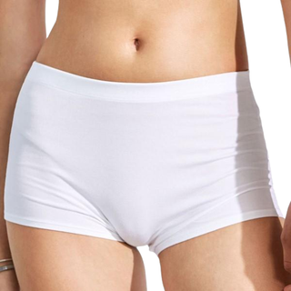 Bread and Boxers Boxer Panty - White - Medium