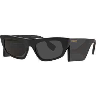 Burberry BE4385 PALMER 300187 55 Solbriller Kvinder Black - Black - 55mm