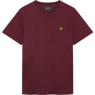Lyle And Scott Crew Neck T Shirt Burgundy