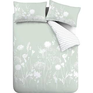 Catherine Lansfield Catherine Lansfield Green Meadowsweet Floral Reversible Duvet Cover Set