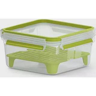 EMSA CLIP & GO - food storage container - green transparent - 2.2 L