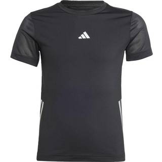 adidas Aeroready 3-Stripes Løbetee Børn - Str. 128, Let & Åndbar, Svedabsorberende
