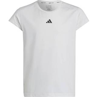 AEROREADY 3-Stripes T-shirt - White / Black / Blue Dawn - 152