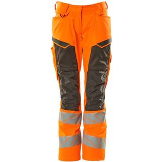 MASCOT ACCELERATE SAFE arbejdsbukser med knælommer, hi-vis orange/mørk antracit - 76C52
