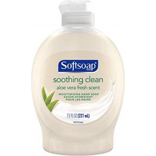 Softsoap flydende h?nds?be med flip top cap beroligende ren aloe vera frisk duft - 7,5 fl. Oz