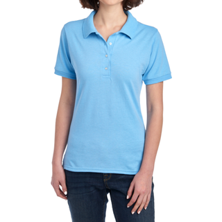 Ladies SpotshieldJersey Polo - Light Blue - S (D0102H2H5PY)