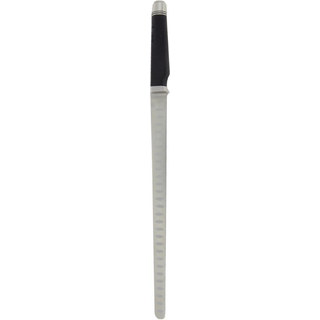 de Buyer FK 2 Lachsmesser 30 cm mit Kullen - CVM-Messerstahl - Griff Carbonfaserpolymer - Schwarz,Silber