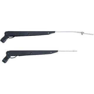 Viskerarm båd TMC, sort/sølv, 285 - 380 mm (11.2" - 14.9")
