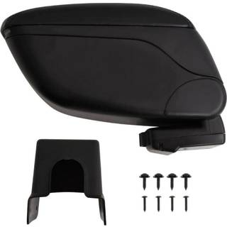 armlæn til bil 13x31x(31-44) cm ABS sort
