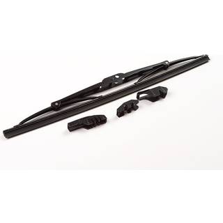 Vinduesviskerblad båd Roca Wiper Blade, til lige forbindelse eller J-krog, passer W5, W10, W12 &amp; W38L, sortlakeret, 305 mm (12")