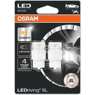 Osram LED Pære Gul WY21W (2 stk.)