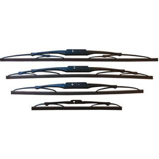 Vinduesviskerblad båd Roca Wiper Blade, til lige forbindelse eller J-krog, passer W5, W10, W12, W25 &amp; W38L, sortlakeret, 355 mm (14")