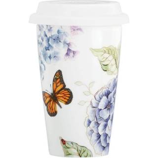 Lenox 846844 Butterfly Meadow Blue Thermal Travel Porcelain Mug