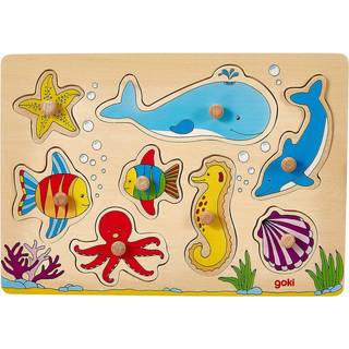 Goki Stud Puzzle Underwater World 8pcs. Wood