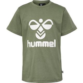 Hummel Kids' hmlTRES T-Shirt Short Sleeve Olive Night, 128