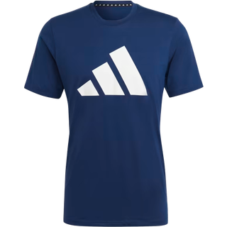 Train Essentials Feelready Logo Training T-shirt - Dark Blue / White - XL