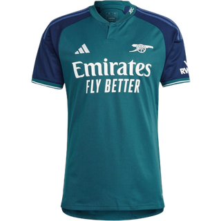 Arsenal 23/24 tredjetrøje - Rich Green / Collegiate Navy - XS
