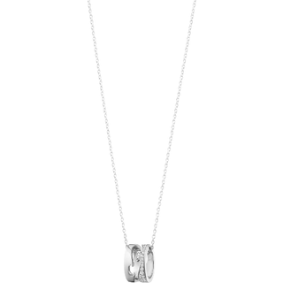 FUSION halskæde med vedhæng, Georg Jensen, 18 kt. hvidguld