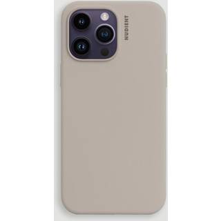 Nudient iPhone 14 Pro Base Silicone Cover - Stone Beige
