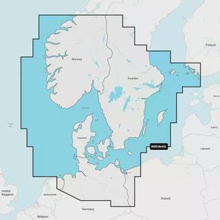 Garmin Navionics+ EU645L Skagerrak & Kattegat -