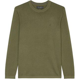 Marc O'Polo Herren Pullover grün unifarben