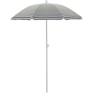 House Doctor Strand/Haveparasol Oktogon Sort/Hvid