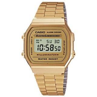 Casio A168WG-9E LCD/Gul guldtonet stål
