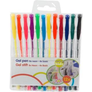 Creative Kids Gel kuglepen, 12 stk, Glitter