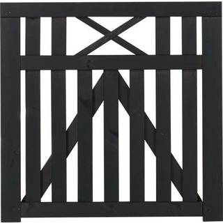 Plus vinesse enkeltlåge sort 100x98cm