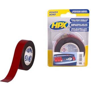 HPX dobbeltklæbende tape anthracite 19mm x 2m