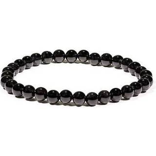 BLACK ONYX ARMBÅND - POLERET KRYSTALLER - - YOGO & YOGINI - StudioBuus