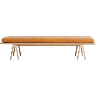 Woud Level Daybed White Pigmented Solid Oak/Cognac