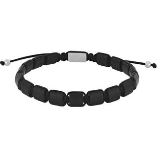 Son of Noa - Herrearmbånd Square i sorte Onyx