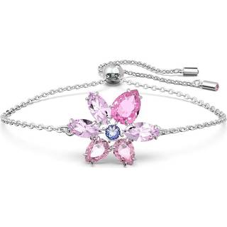 Swarovski Gema Pink Flower Bracelet - Adjustable