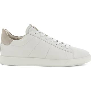 ECCO Street Lite M - Sneakers i læder til herrer - Hvid - Size: 42 (UK 8-8.5)