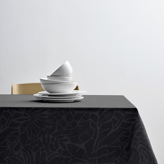Dug Ø160 cm Abstract leaves Damask Ash