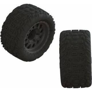 Arrma - ARA550091 - Dboots Katar MT dæk limet på 2.8" fælge med 14mm hex - 2 stk