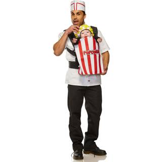 Film Usher & Popcorn Adult & Infant Carrier Costume | En st?rrelse