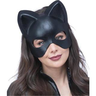 Katzenaugen Maske schwarz