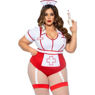 2 PC Nurse FeelGood inkluderer - 3x -4x / r?d / hvid