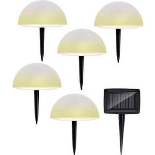 LED Solcelle Lamper med Varm Hvidt Lys - 5 stk.