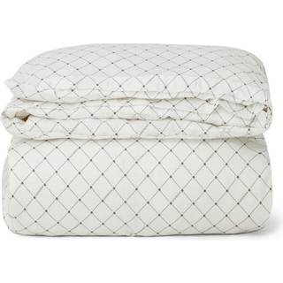Lexington White/gray Signature Star Sateen Duvet Cover - Dyner Bomuld Grå - 12330005-1700-D130
