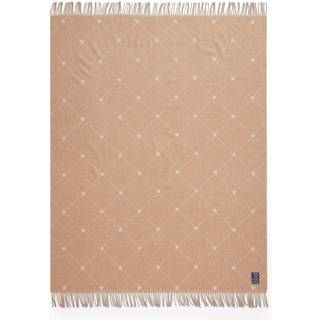Lexington Signature Star Recycled Wool Plaid 130x170 Cm - Plaider & Tæpper Uld Hvid - 12334002-2600-TH10