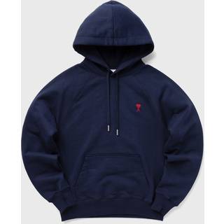 Ami Paris Ami De CÅur cotton jersey hoodie - blue - EU 54