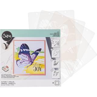 Layered Stencils Butterfly by Olivia Rose