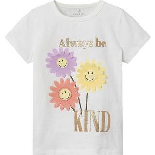 Name It Bright White Top Happy