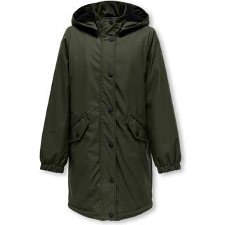 Kids Only Rosin/black Sherpa Foret Regnfrakke
