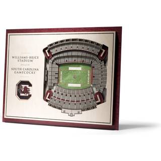 Youthefan NCAA South Carolina Gamecocks 5-lags Stadiumview 3d Wall Art-Williams-Brice Stadium